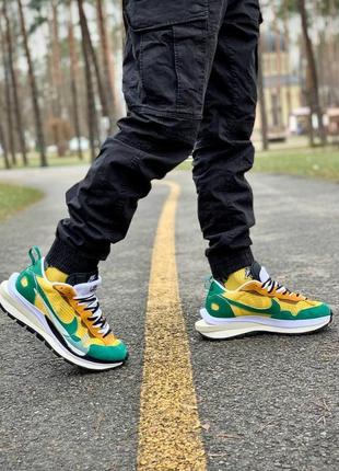 Жіночі кросівки nike royal x sacai green7 фото