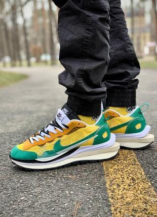 Жіночі кросівки nike royal x sacai green4 фото