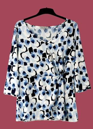 Красивая блузка "nutmeg" с принтом. размер uk16.1 фото
