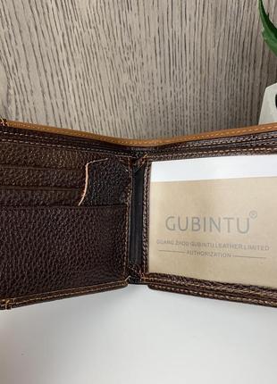 Мужской кожаный кошелёк портмоне ковбой натуральная кожа5 фото