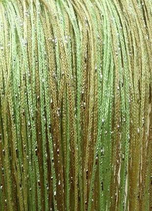 Штори нитки серпанок веселка, дощ, локшина з люрексом