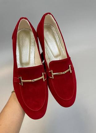 Ексклюзивні лофери туфлі натуральна італійська шкіра і замша люкс