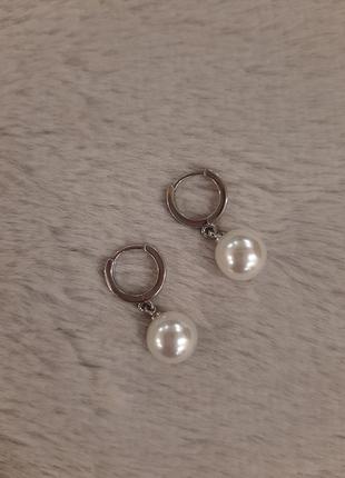 Серьги серебро 925 проба