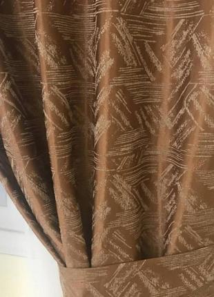Готовые шторы турецкий лен для спальни или гостинной 1,5х2,73 фото