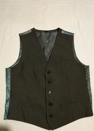 Мужская серая жилетка marks & spencer