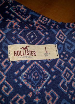 Топ в принт от hollister! p.-l3 фото