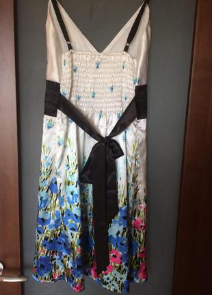 Легка літня сукня - сарафан oodji з квітковим принтом4 фото