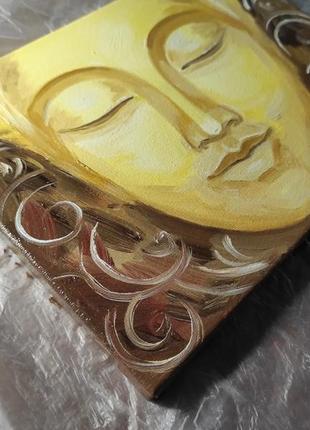 Картина маслом "будда" золотий будда3 фото