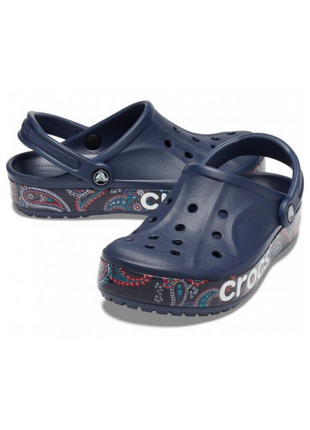 Сабо crocs bayaband bandana clog крокси темно сині 206233-410-m7/w9 navy