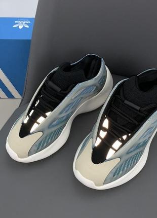 Кросівки yeezy boost 700 v3 kyanite кроссовки9 фото