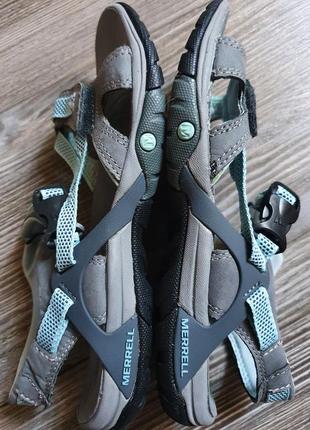 Сандалии босоножки идеал merrell azura strap sporty hiking sandal grey j65270 37р3 фото