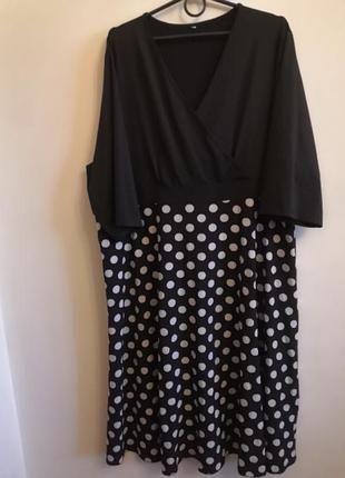 Платье комбинированное винтаж