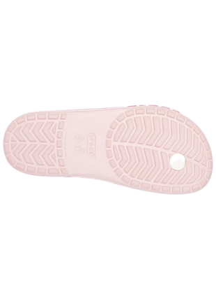 Тапочки crocs bayaband flip в'єтнамки крокс рожеві 205393-6ov petal pink5 фото
