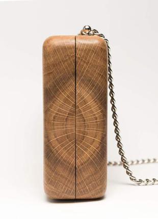 Розпродаж ексклюзивна стильна дерев'яна сумка wisewoodbag клатч кросс-боди деревянная