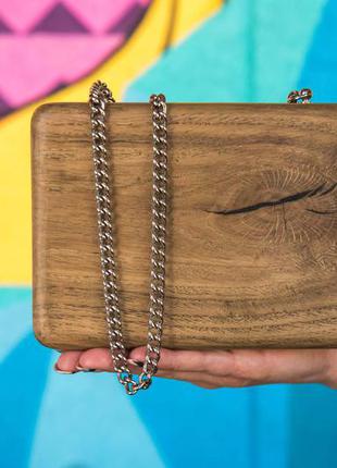 Розпродаж ексклюзивна сумка з дерева wisewoodbag клатч кросс-боди must have деревянная