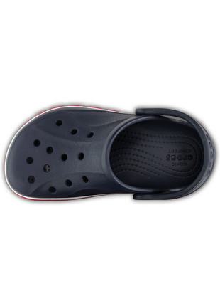 Сабо crocs bayaband kids clog детские кроксы темно синие 205100-410 navy2 фото