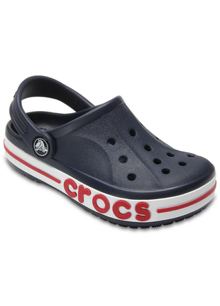 Сабо crocs bayaband kids clog детские кроксы темно синие 205100-410 navy5 фото