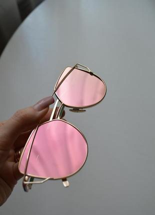 Дзеркальні окуляри жіночі2 фото