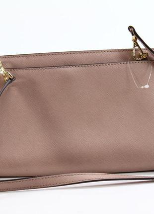 Сумка клатч кроссбоди michael kors pink fawn. уценка. оригинал4 фото