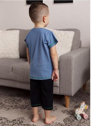 Комплект шорти і футболка для хлопчика 102612 фото