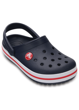 Сабо crocs crocband дитячі крокси темно сині 204537 navy2 фото