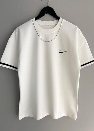 Футболка nike белая  мужская