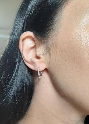Серьги серебро 925 проба 4