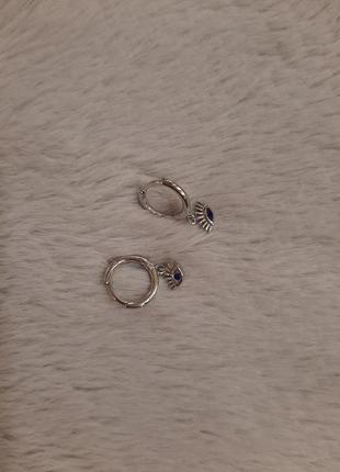 Серьги серебро 925 проба
