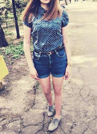 Рубашка в горох