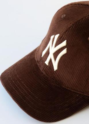 Вельветовая кепка бейсболка new york ny оригинал6 фото