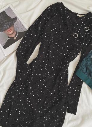 Платье в звездочки h&m