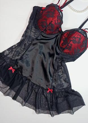 Сексуальное обворожительное неглиже бебидолл пеньюар комбинация ann summers1 фото