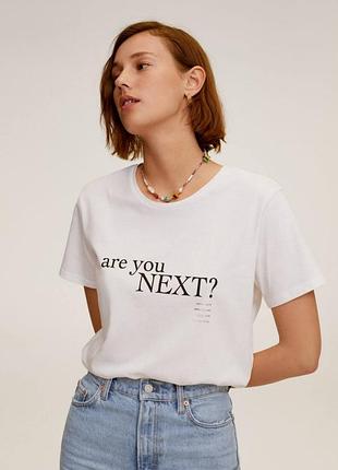 Футболка mango в стиле zara