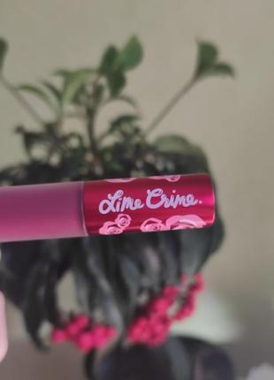 Помада lime crime velvetines beet it оригінал3 фото