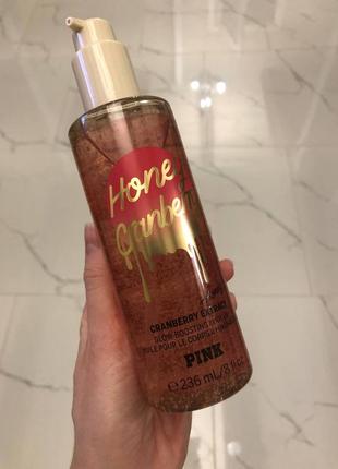 Парфумована олія для тіла від victoria's secret pink - honey cranberry