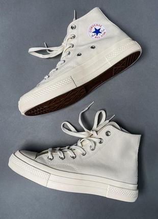 Converse x dior chuk 70 hi /beige/egret трендові жіночі бежеві кремові кеді конверс весна літо осінь демісезон кеди високі кремові бежеві