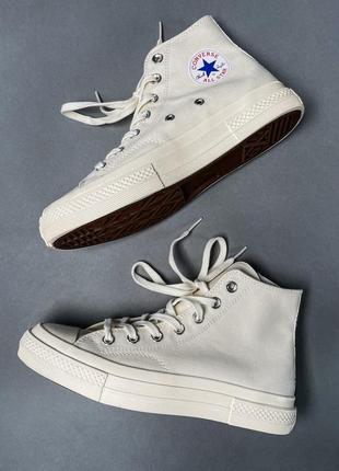 Converse x dior chuk 70 hi /beige/egret трендові жіночі бежеві кремові кеди конверс весна літо осінь демісезон кеды высокие кремовые бежевые