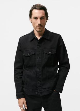 Базовая джинсовая куртка  пиджак zara