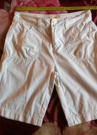 Крутые белые шорты-трансформеры с карманами