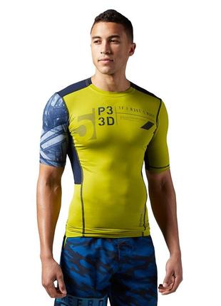 Термо компрессионная футболка reebok os fe26 ss comp