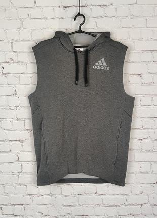 Безрукавка худі жилетка adidas
