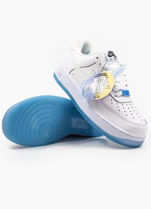 Кросівки шкіряні nike huarache rose pale dress women blue sandals 1 lx 'uv reactive', кроссовки кожи2 фото