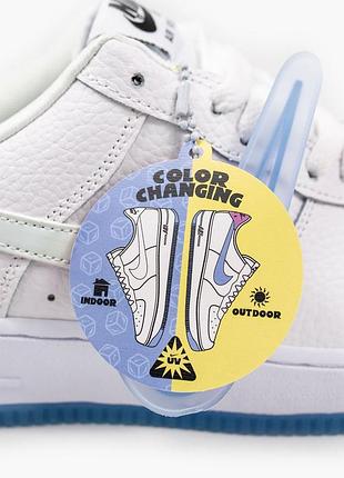 Кросівки шкіряні nike huarache rose pale dress women blue sandals 1 lx 'uv reactive', кроссовки кожи7 фото
