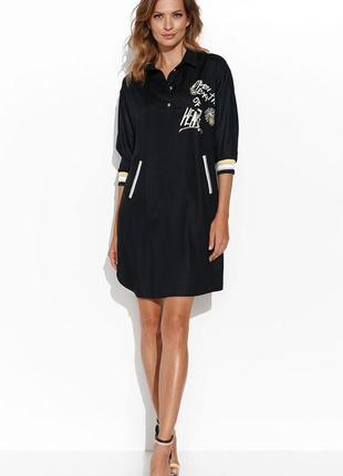 Плаття літнє arula zaps чорного кольору, колекція весна-літо 2022