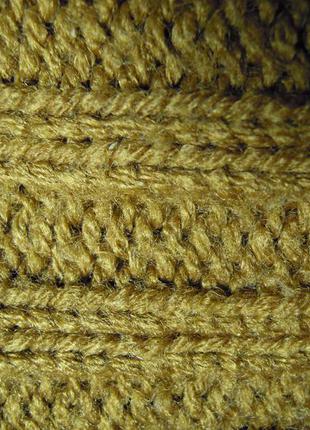 Светр від stradivarius, модного кольору гірчиці, вінтаж, ретро, кежуал5 фото