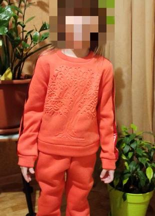 Дитячий підлітковий костюм на флісі 98,110,122см5 фото