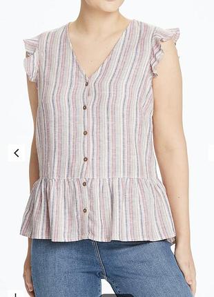 Блуза лён papaya