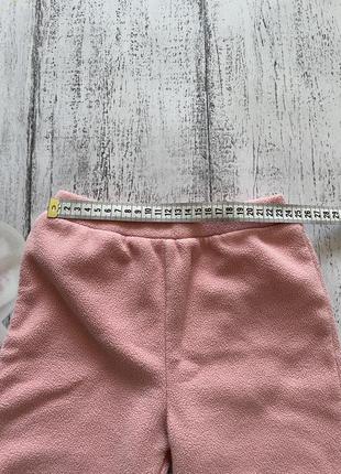 Крутые тёплые штаны флисовые брюки waikiki 2-3года3 фото
