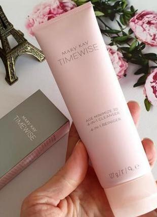 Очищающий гель лица 4-в-1