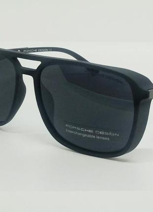 Porsche design окуляри чоловічі сонцезахисні поляризированные чорний мат